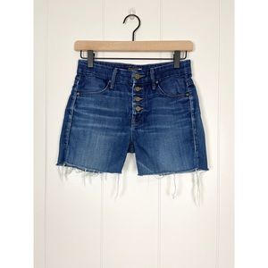 MOTHER | The Pixie Cut-Off Denim Shorts